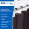 Kenney Mfg Lightweight PEVA Shower Curtain Liner and Beaded Roller Ring Set, 70in W x 72in H KN61759V1 - alternate 9